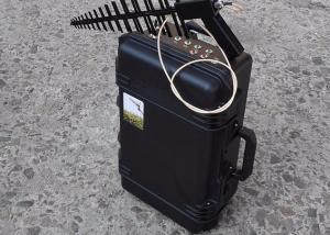 China 150w RF Low Power Hand Held Anti Drone Jammer 0.3g To 5.8g Jamming Frequency on sale