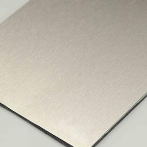 Wall 0.3CM Brushed Aluminum Composite Panel Concrete Cladding Aluminium