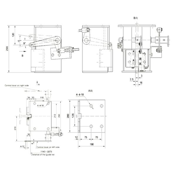 Lift Safety Gear Elevator Safety Components For Freight Elevator