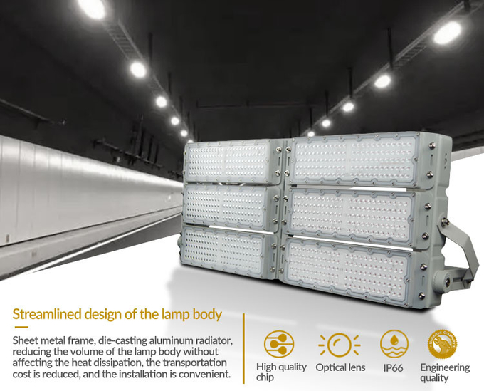 High Power LED High Mast Light 52000lm 400W High Mast Lighting System For Highway