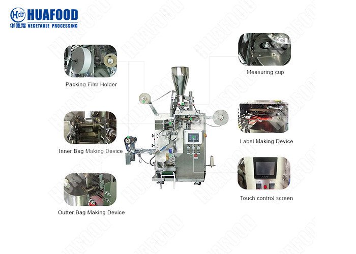 3 Sides Sealing Tea Bag Filling And Sealing Machine Tea Packing Machine