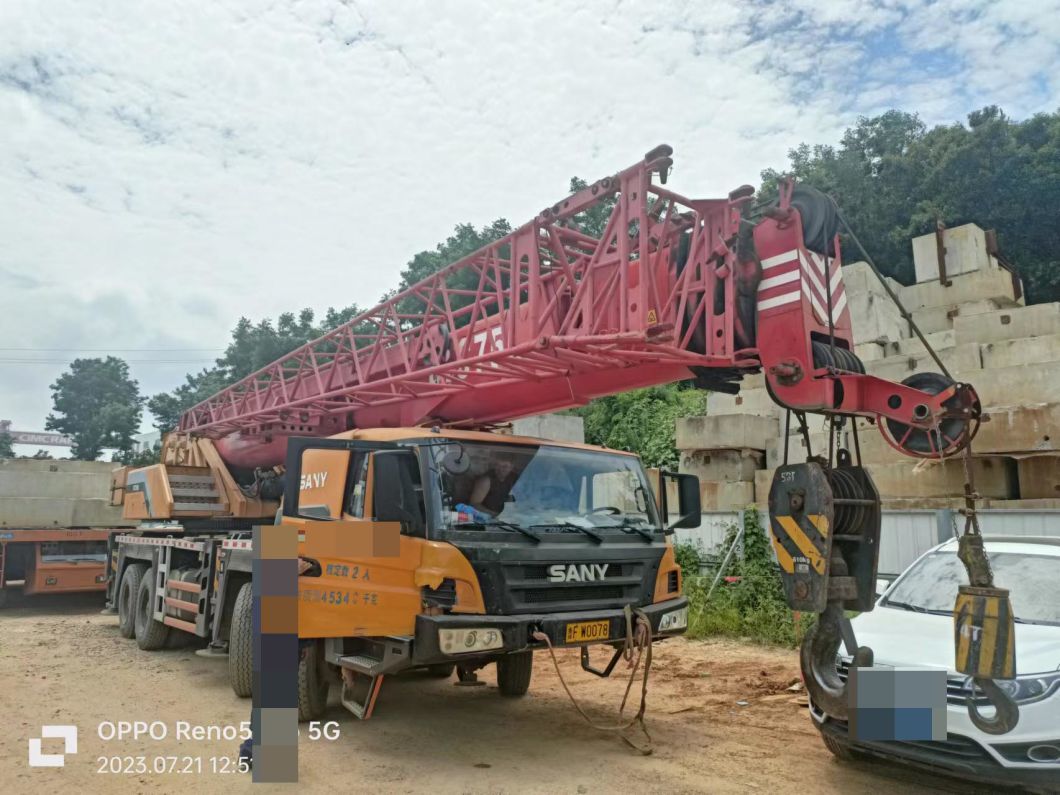 2015 Top Brand Good Original Condition 75t Truck Crane Mobile Crane High Quality for Sale at Good Price
