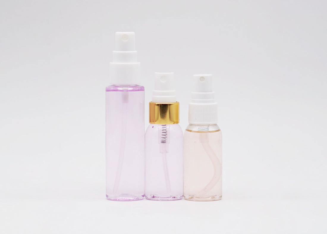 Empty Plastic Spray Bottle 60ml Cosmetic Fine Mist Spray Bottle Packaging