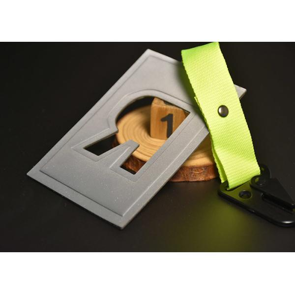 Reflective TPU Material Debossed Logo Hang tags Custom Clothing Labels
