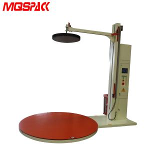 Quality MQSPACK Semi Automatic Pallet Stretch Wrapping Machine With Top Plate wholesale