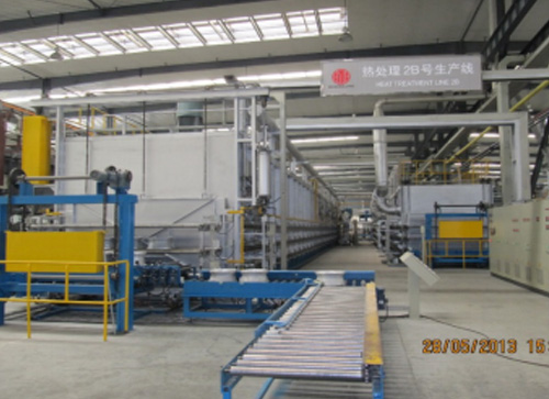 Full Automatic Roller Hearth Furnace Aluminum Alloy Wheel Heat Treatment