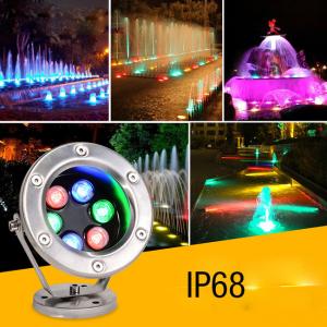 China Water - Tight White RGB Landscape Lights IP68 3/6/9/12/18/24/36/48W Underwater Waterpool Fountain on sale