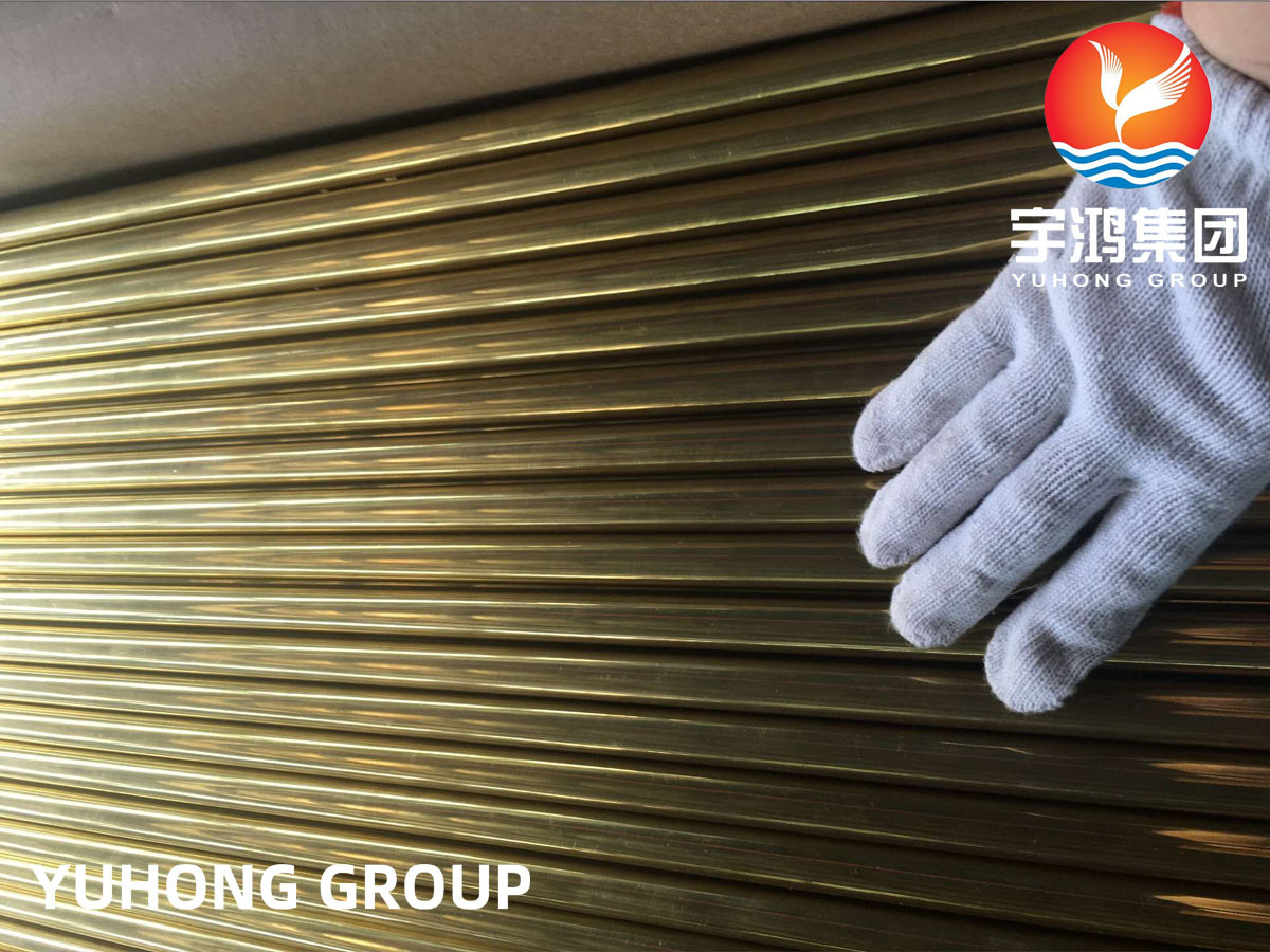 Copper Nickel Tube ASTM B111 C70600 C68700 C44300 Seamless Brass Admitary Water Tube Heat Exchanger ,Condenser