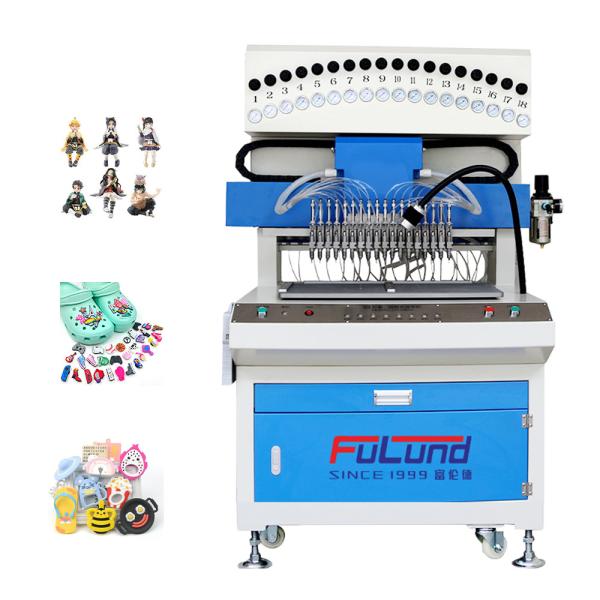 Cheap Automatic Dispensing Rubber Making Machine , 3d Silicone Keychain Making Machine for sale