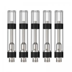 Quality Round PCTG Tip Disposable 1000mg Cbd Vape Pen Cartridge Lead Free wholesale