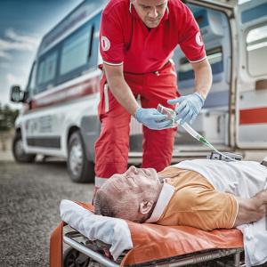 Mobile Ambulance Collapsible Stretcher Ems Gurney OEM Ambulance Trolley