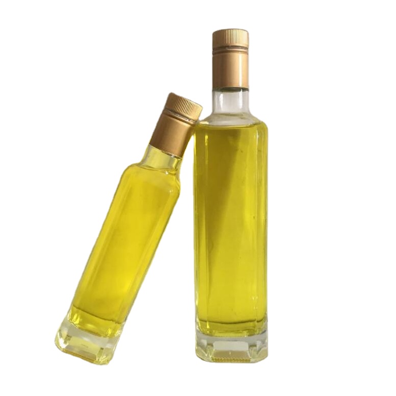 Square Dark Green Marasca Cooking Olive Oil Glass Bottles 100ml 250ml 500ml 750ml 1L