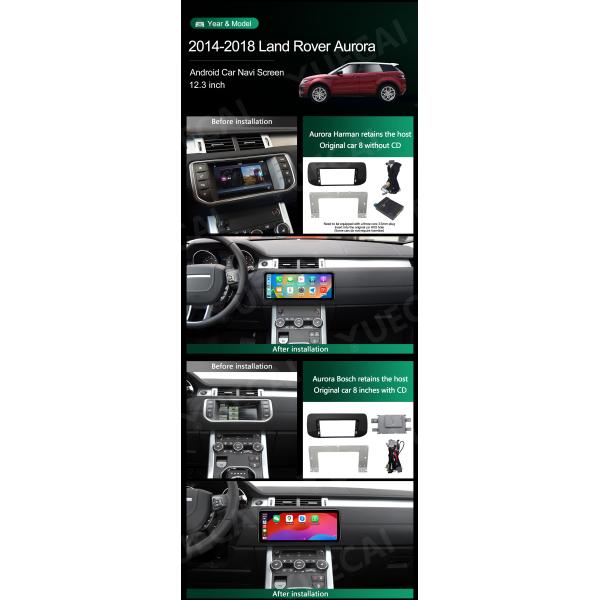 Android13 Car Multimedia Player USB Connection Land Rover Aurora Car Video Player