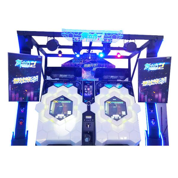 Arcade Video Dance Cube Coin Operated Music Machine For 1-2 Players