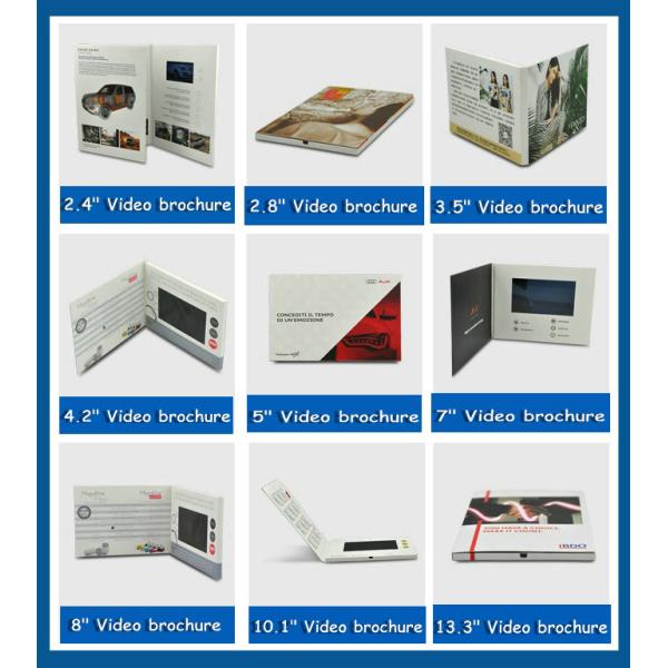 Handmade Touch Screen LCD Video Greeting Cards 800×480 Pixel For VIP Treatment