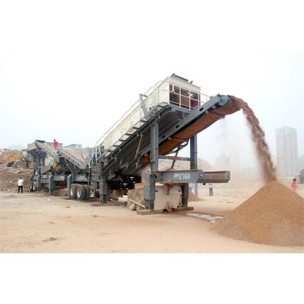 Concrete Construction Waste Quarry Stone Crushing Machine Mobile Crusher Plant