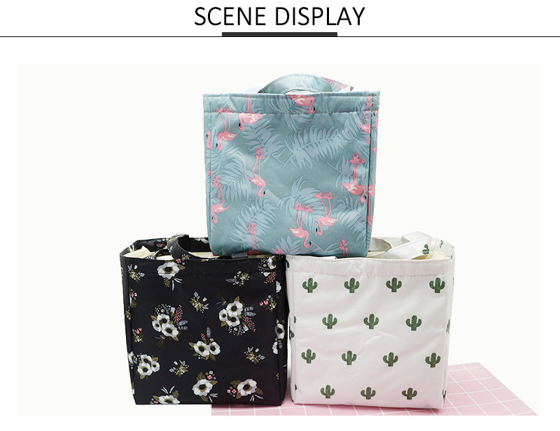 L20*D15cm Foldable Insulated Lunch Cooler Bags For Travel