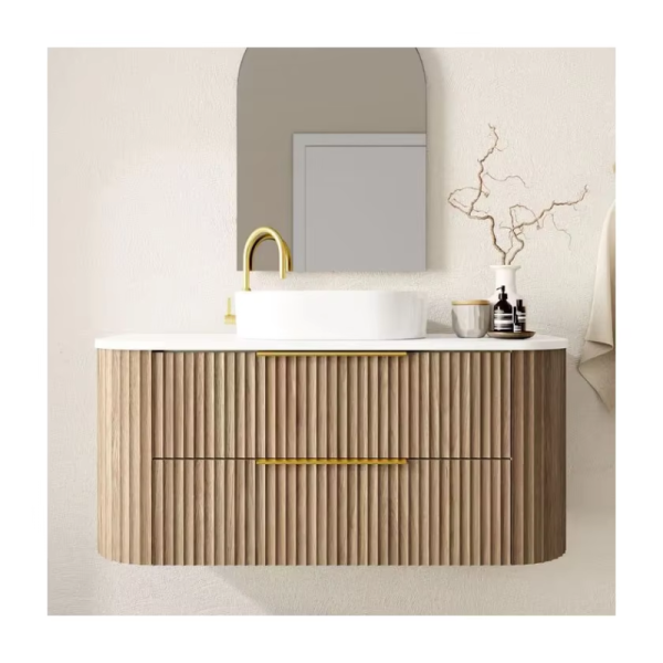 38in - 46in Prefab Kitchen Cabinet Household Wall Mounted Bathroom Cabinet