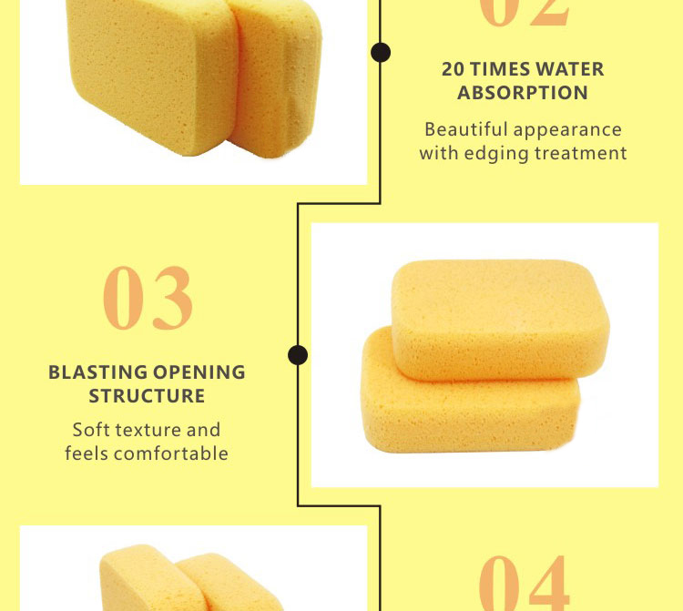 High Quality Non-dross Cleaning Sponge Tile Ceramic Grouting Sponge Kitchen Washing Sponge