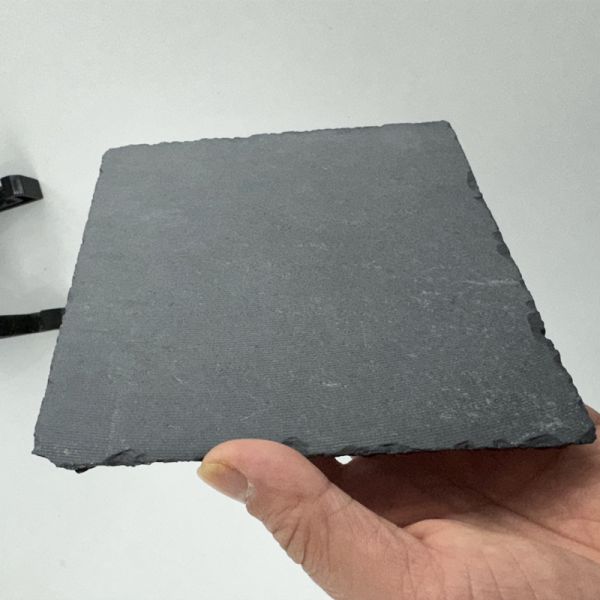 In Stock, Square 20x20cm Sublimation Rock Slate Custom Printing and Personalized Gifts, Glossy&Matte Finish Available