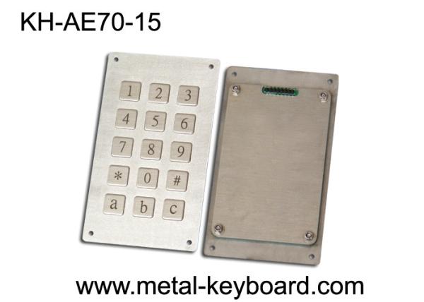 Cheap Metal Panel Mount  Keyboard with Anti - Vandalism , waterproof mechanical keyboard for sale