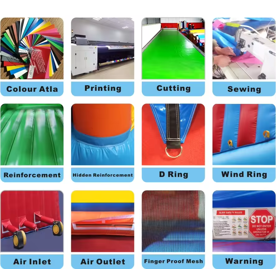 Commercial Bouncing Castle Unisex Bouncy Castle Inflatable Game with Customized Size
