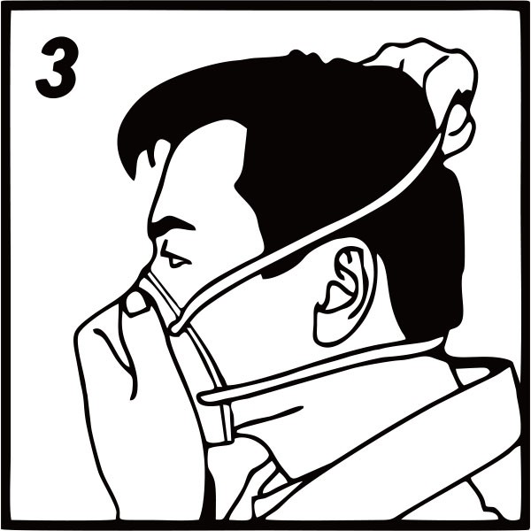 Niosh Approved Disposable Face Mask Respirator 95% BFE Anti Dust