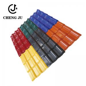 Quality Synthetic Resin Pvc Tile Roofing Sheets Color Coated Roofing Tile PVC Plastic Roof Tile wholesale
