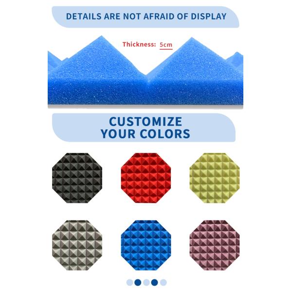 Office Building Sound Deadening Acoustic Foam Panel for Modern Design Style Efficiency