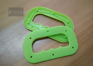 China Professional Green Color Plastic Bag Handles , Grocery Bag Carrier Handle on sale