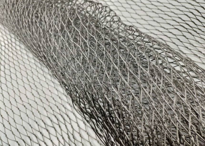 Tensile Strong aisi 316 Stainless Rope Mesh 1 Inch Aperture