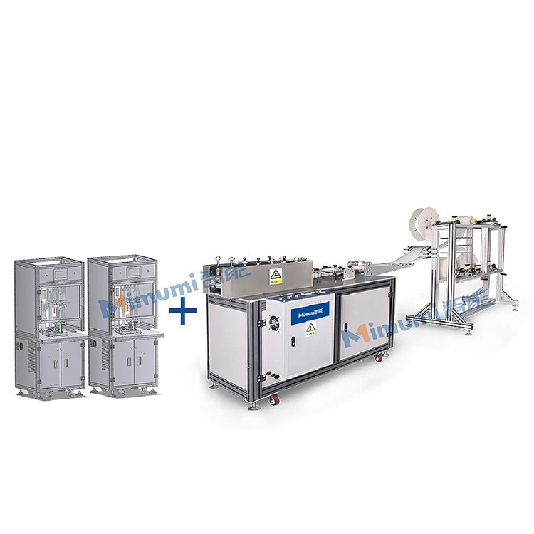 8.5kw Non Woven Face Mask Making Machine / Surgical Mask Machine