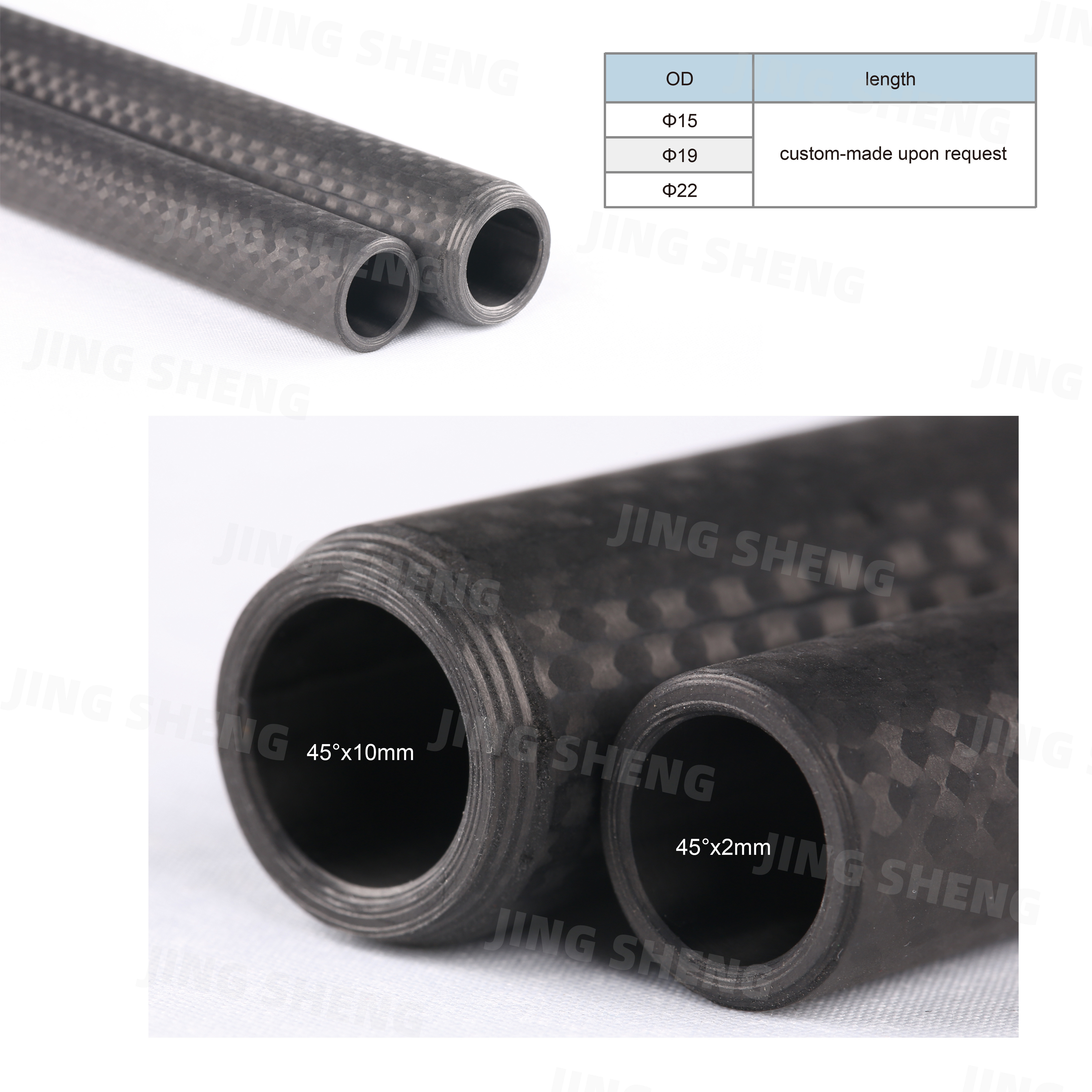 OEM 3K Carbon Fiber Tubes 12ft-45ft Carbon Fiber Telescopic Poles For Window Cleaner Poles