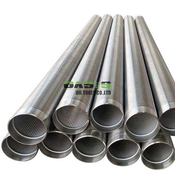 Stainless Steel 316L Wedge Wire Screens Johnson Screens / Water Well Screens for Filtration and Industrial Filtration