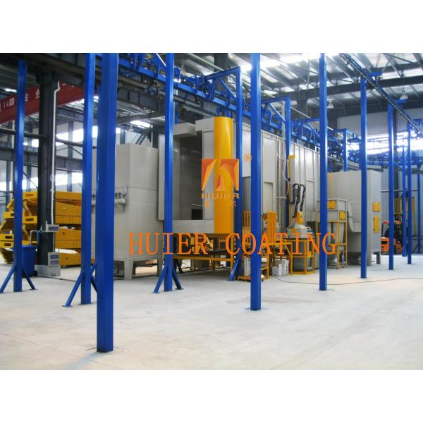 Strength Industrial Electrostatic Powder Coating Line With Automatic Operation