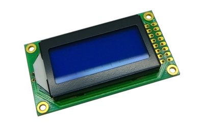 Alphanumeric 0802 8x2 LCD Display Module 16 Pin Character STN COB Screen
