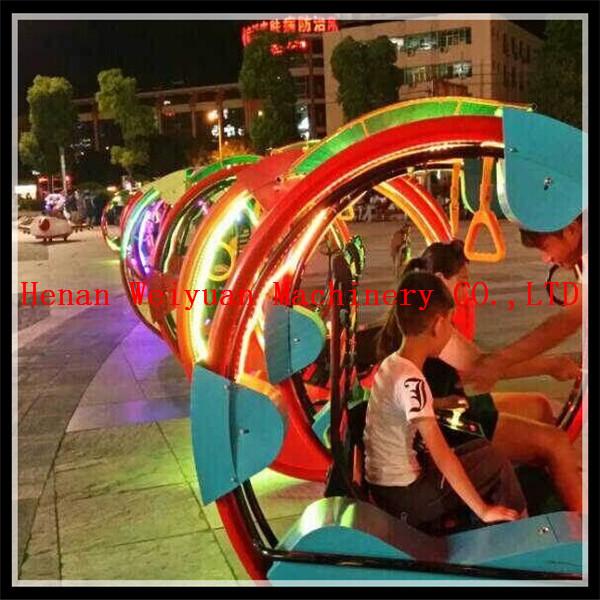 The newest outdoor Playground swing ride Leswing Happy Car