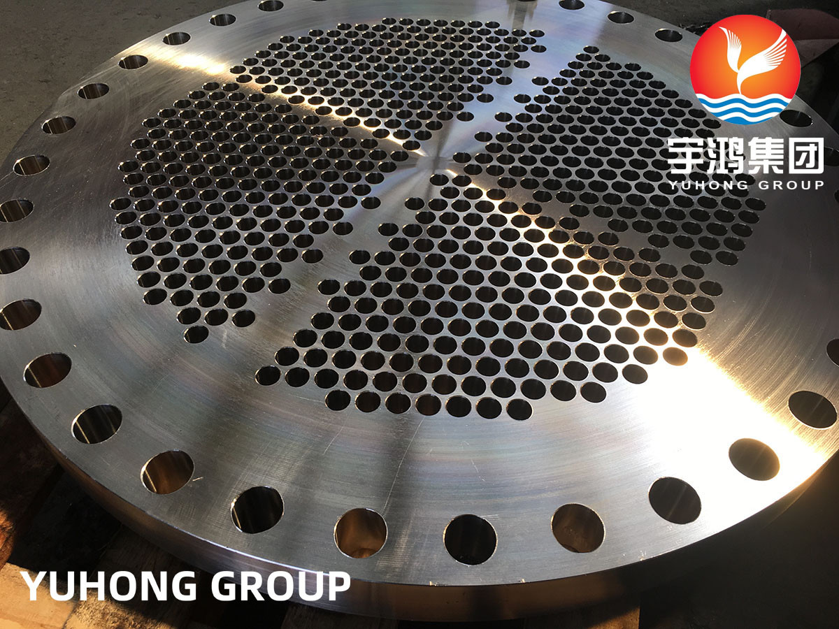 ASTEM A182 F316L Stainless Steel Tubesheet Forged For Heat Exchanger PT Availble