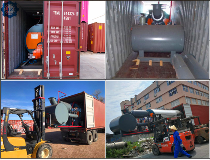 100hp 1.5ton/H 1500kg Horizontal Gas Oil Fired Steam Boiler For Printing And Dyeing