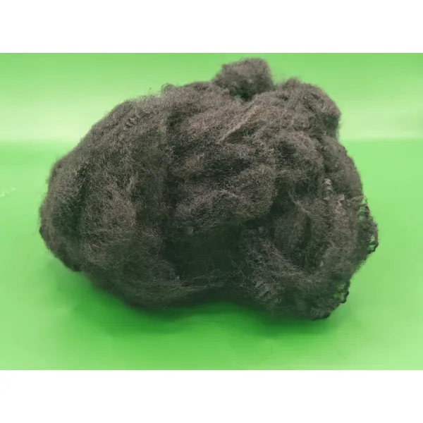 High Quality 11d*65mm Black Polyester Staple Fiber for Needle Punched Carpet and Wall Cloth