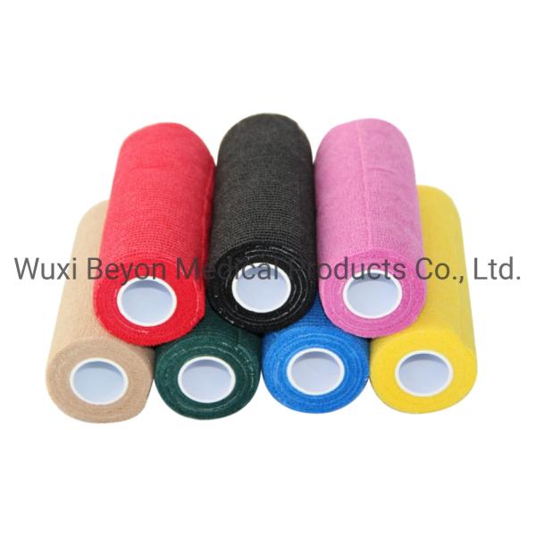 Patterned Cohesive Wrap Vet Flexible Self-Adhesive Bandage