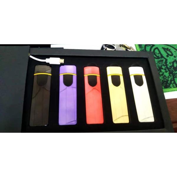 Factory Wholesale Fashion New Rechargeable Electronic USB Windproof Cigarette Lighter