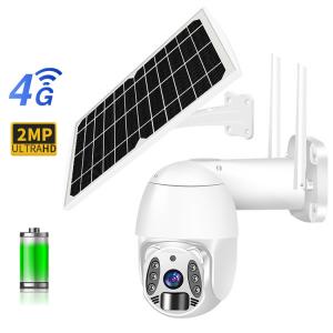 Quality Wireless Solar Security Camera System , Outdoor PIR Motion Detection CCTV Camera wholesale