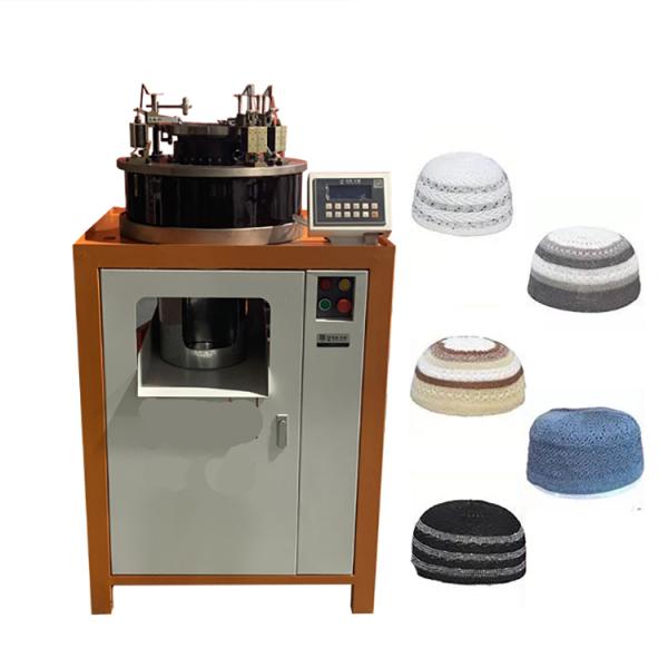 Electronic Computerized Jacquard Small Knitting Machine Muslim Hat Making Machinery