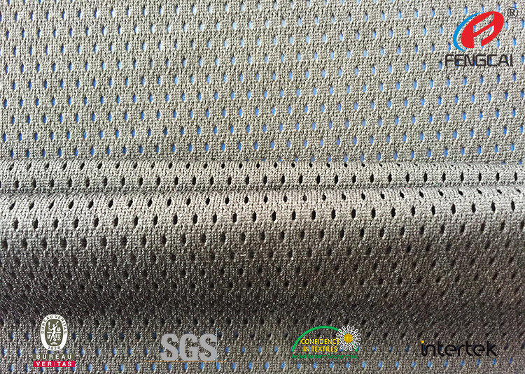 75d Dty Interlock Sports Mesh Fabric For Bangladesh Garment 100% Polyester