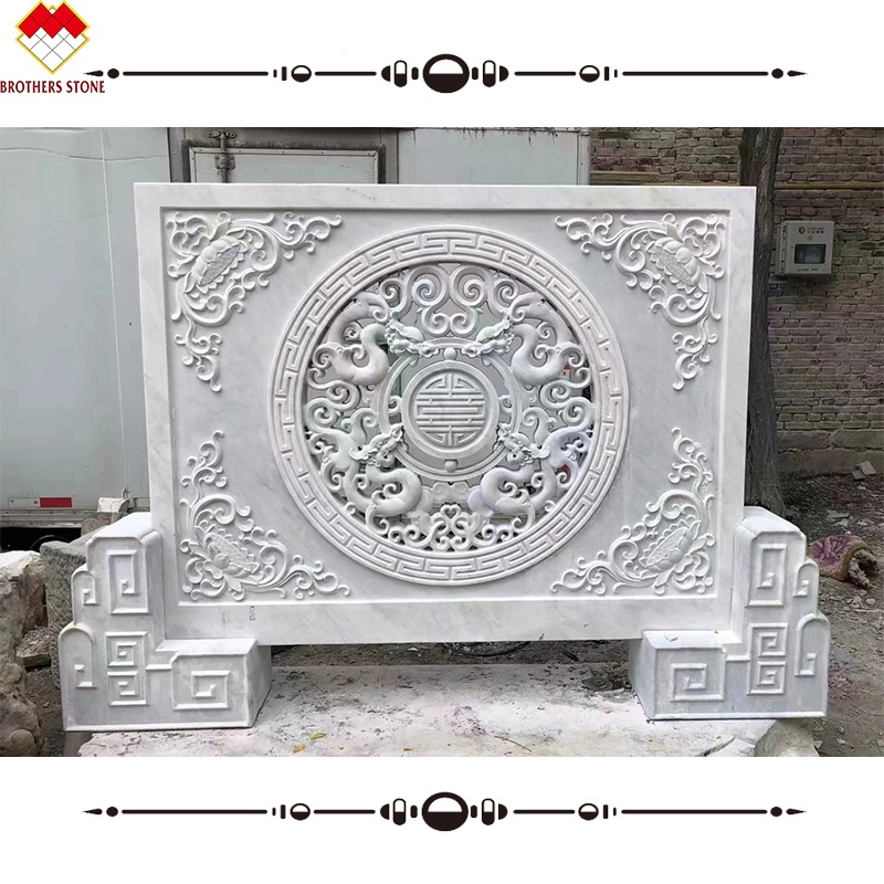 FOB/CNF Delivery Terms White Marble Handrail Porch Balcony Railing Balustrade for Villa