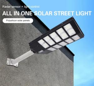 China 500w 800w 1000w High Power Integrated Waterproof Streetlight Remote Control Uv Pvc Outdoor Solar Street Light on sale