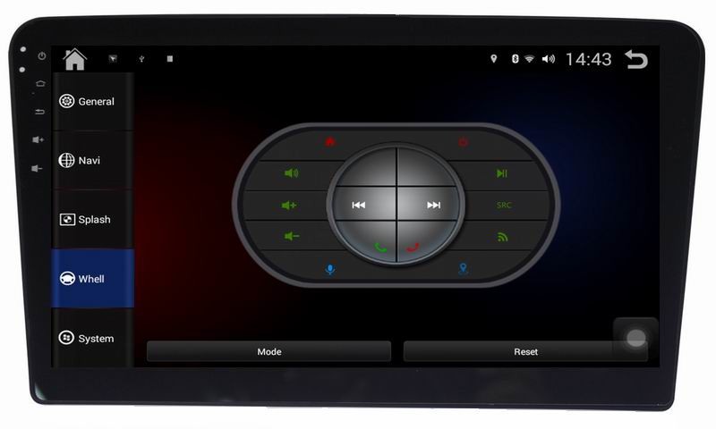 Ouchuangbo car multi media android 4.4 for Volkswagen Santana 2013 with gps navi big screen resolution 1024*600