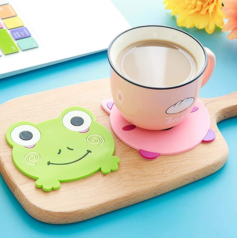Minglu CM-003 Cute animal Round Drink Coasters  Cup Mats Coffee Mug Bar Coasters for for office, restaurant, home, or bars