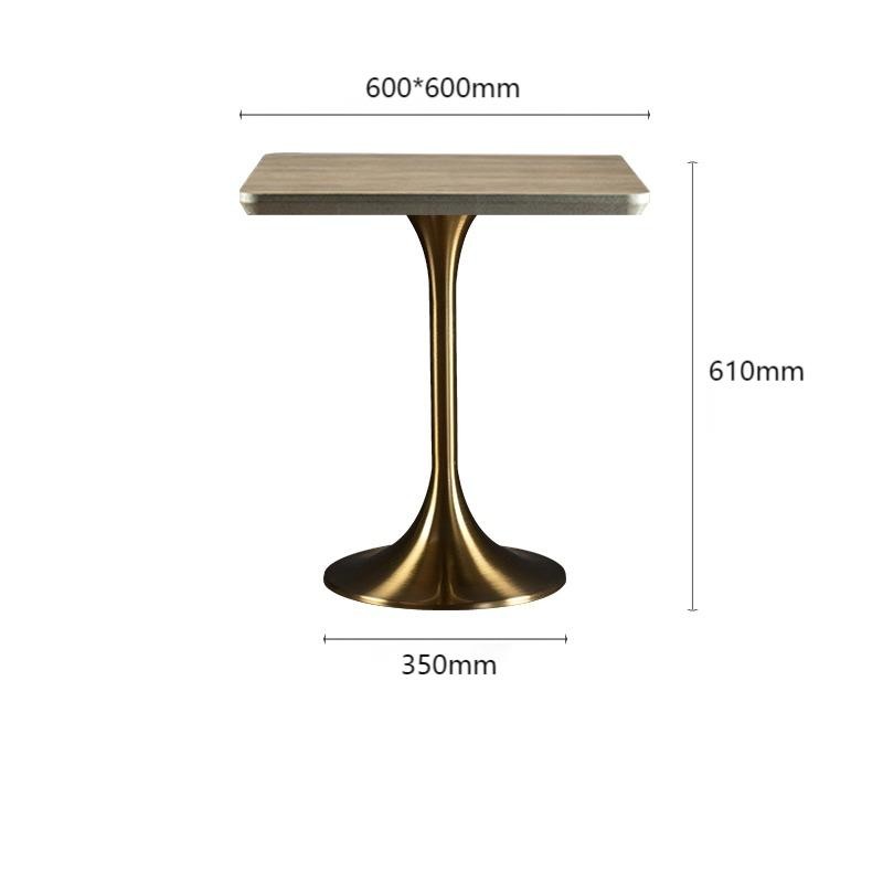 Luxury Gold Hotel Coffee Table Standing Side Table Restaurant Living Room Party